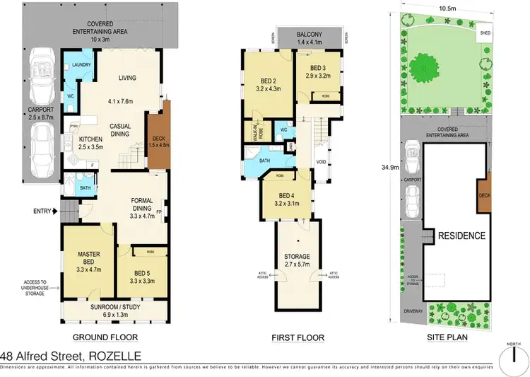 Floorplan of Homely house listing, 48 Alfred Street, Rozelle NSW 2039