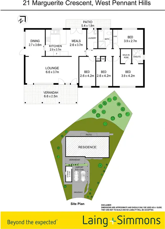 Floorplan of Homely house listing, 21 Marguerite Crescent, West Pennant Hills NSW 2125