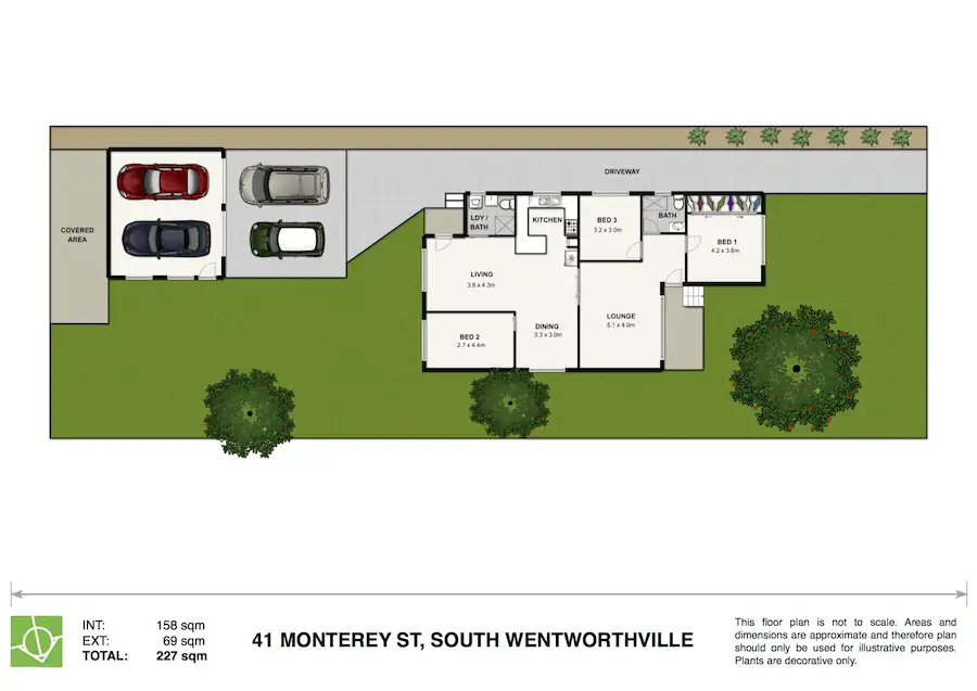 Floorplan of Homely house listing, 41. Monterey Street, South Wentworthville NSW 2145