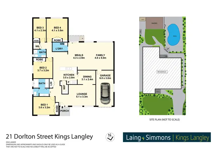 Floorplan of Homely house listing, 21 Dorlton Street, Kings Langley NSW 2147