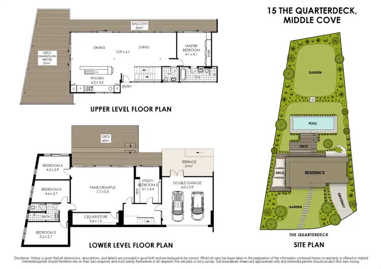 Floorplan of Homely house listing, 15 The Quarterdeck, Middle Cove NSW 2068
