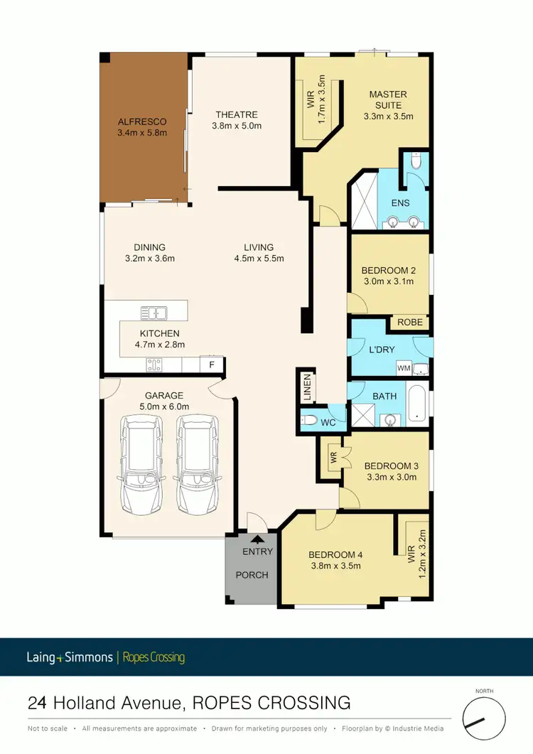 Floorplan of Homely house listing, 24 Holland Avenue, Ropes Crossing NSW 2760