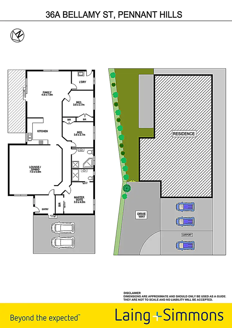 Floorplan of Homely house listing, 36a Bellamy Street, Pennant Hills NSW 2120