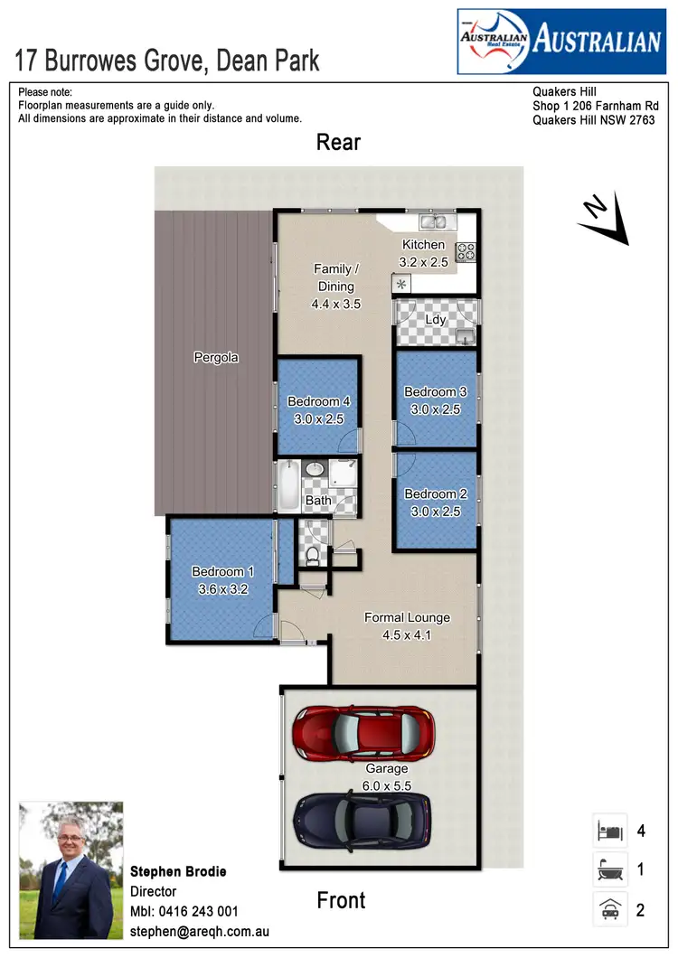 Floorplan of Homely house listing, 17 Burrowes Grove, Dean Park NSW 2761