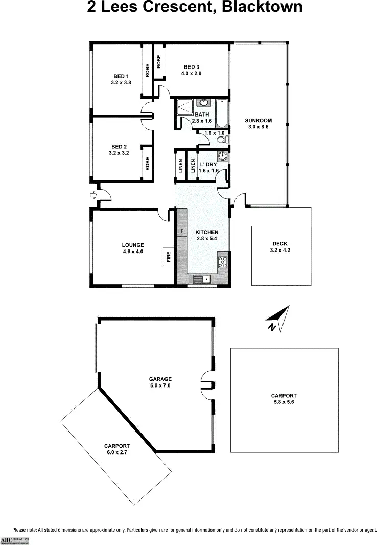 Floorplan of Homely house listing, 2 Lees Crescent, Blacktown NSW 2148