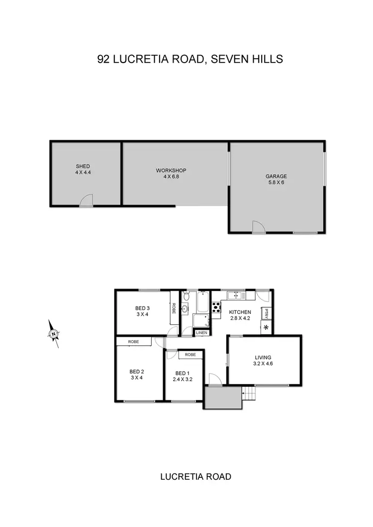 Floorplan of Homely house listing, 92 Lucretia Road, Seven Hills NSW 2147