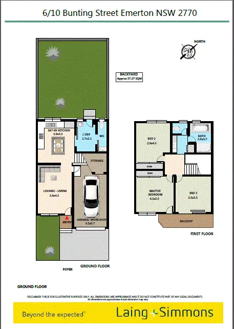 Floorplan of Homely house listing, 6/10 Bunting Street, Emerton NSW 2770