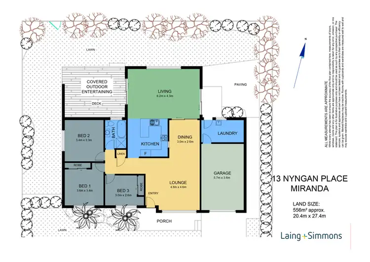 Floorplan of Homely house listing, 13 Nyngan Place, Miranda NSW 2228
