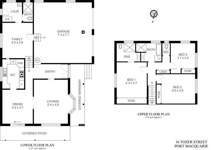 Floorplan of Homely house listing, 16 Tozer Street, Port Macquarie NSW 2444