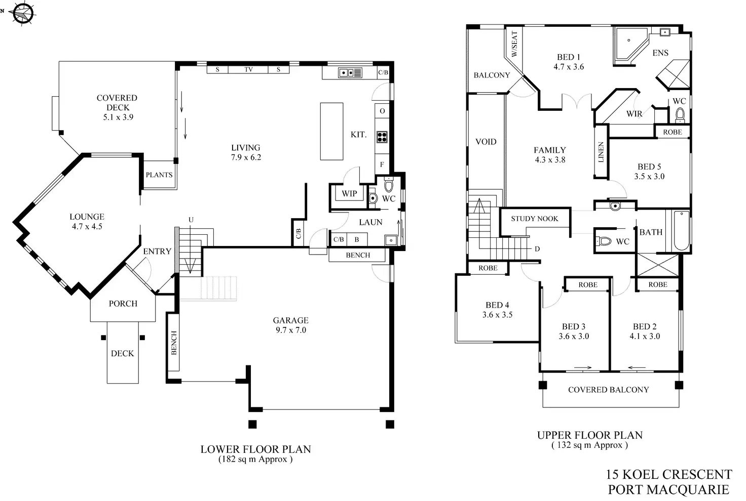 Floorplan of Homely house listing, 15 Koel Crescent, Port Macquarie NSW 2444