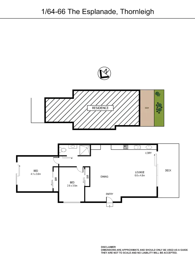 Floorplan of Homely apartment listing, 1/64-66 The Esplanade, Thornleigh NSW 2120