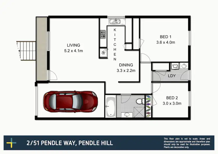 Floorplan of Homely villa listing, 51A Pendle Way, Pendle Hill NSW 2145