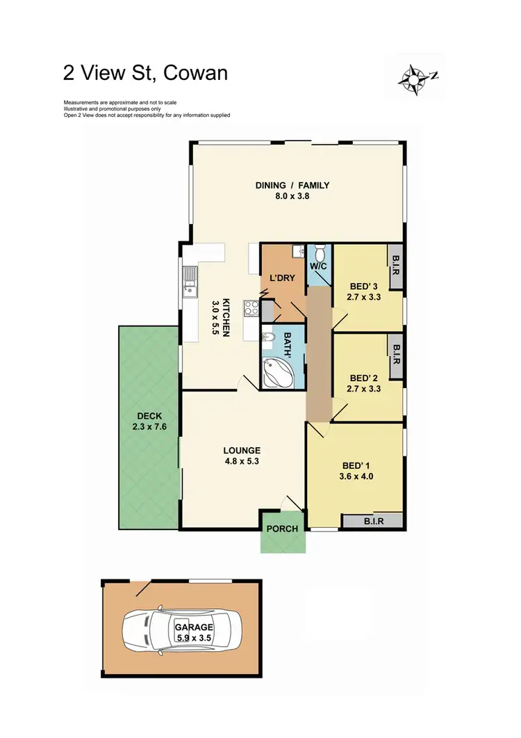Floorplan of Homely house listing, 2 View Street, Cowan NSW 2081