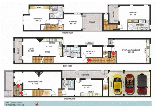 Floorplan of Homely house listing, 116 Crown Street, Darlinghurst NSW 2010