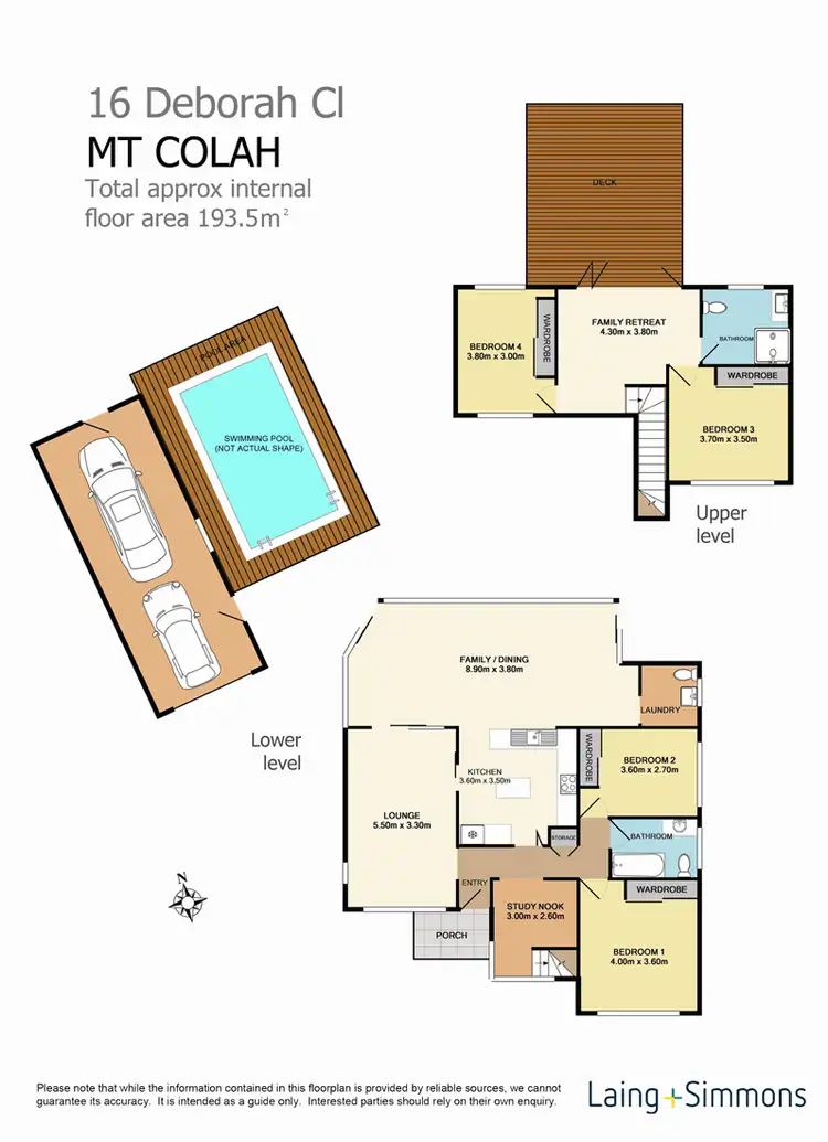 Floorplan of Homely house listing, 16 Deborah Close, Mount Colah NSW 2079