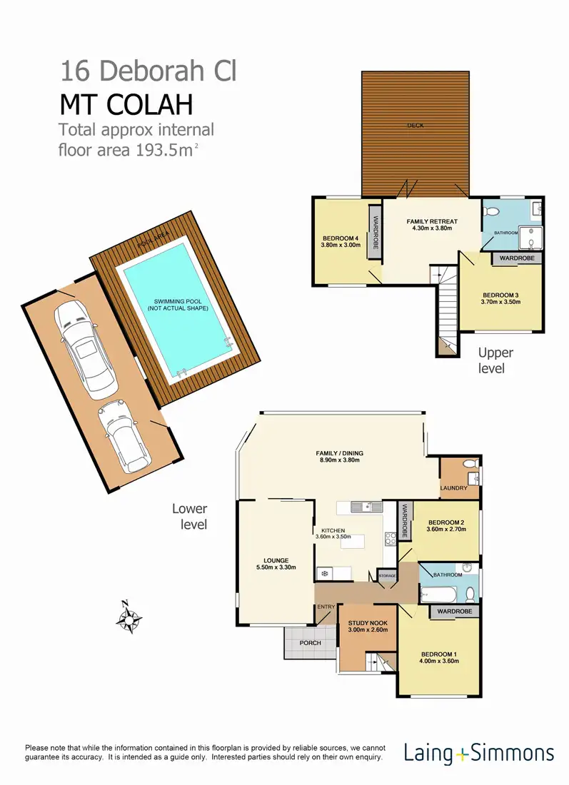 Floorplan of Homely house listing, 16 Deborah Close, Mount Colah NSW 2079
