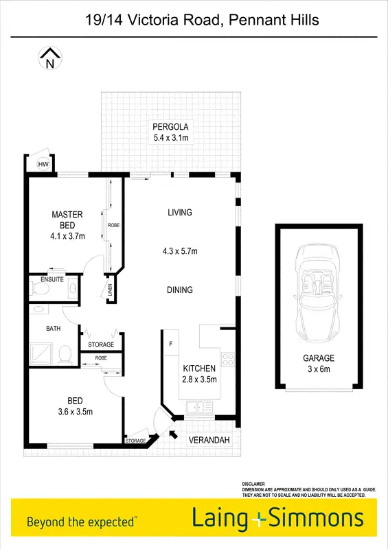 Floorplan of Homely villa listing, Villa 19/14 Victoria Road, Pennant Hills NSW 2120