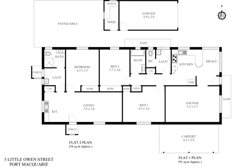 Floorplan of Homely house listing, 5 Little Owen Street, Port Macquarie NSW 2444