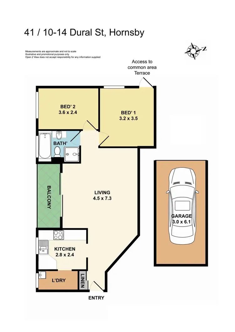 Floorplan of Homely unit listing, 41/10-14 Dural Street, Hornsby NSW 2077