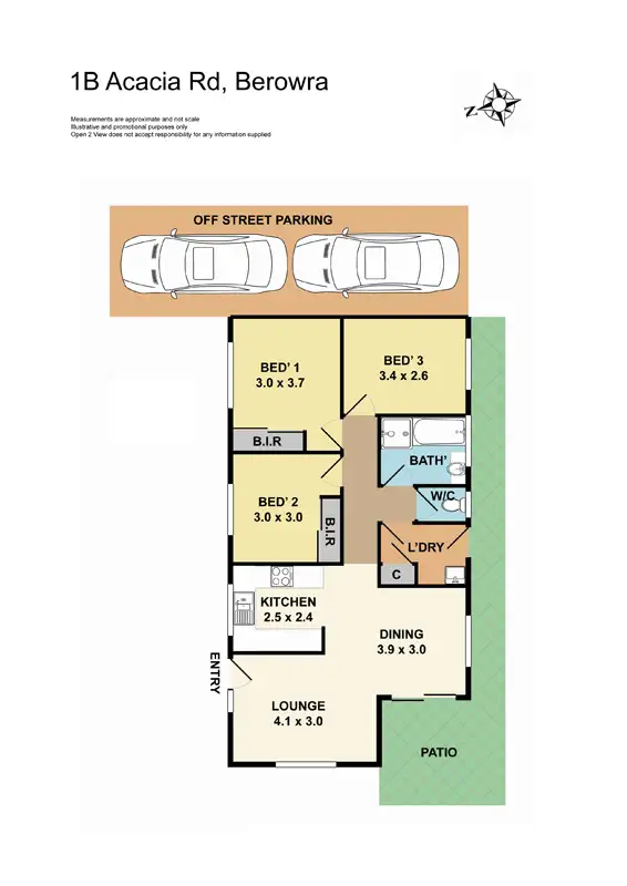 Floorplan of Homely house listing, 1B Acacia Road, Berowra NSW 2081