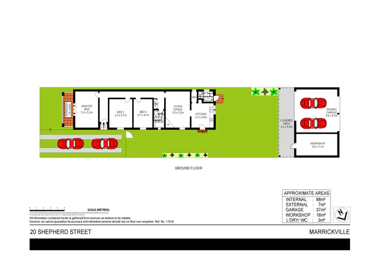 Floorplan of Homely house listing, 20 Shepherd Street, Marrickville NSW 2204