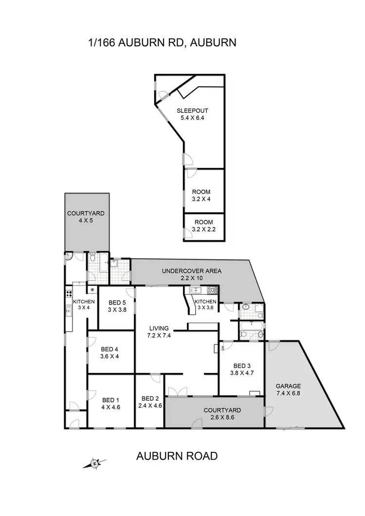Floorplan of Homely house listing, 166 Auburn Road, Auburn NSW 2144