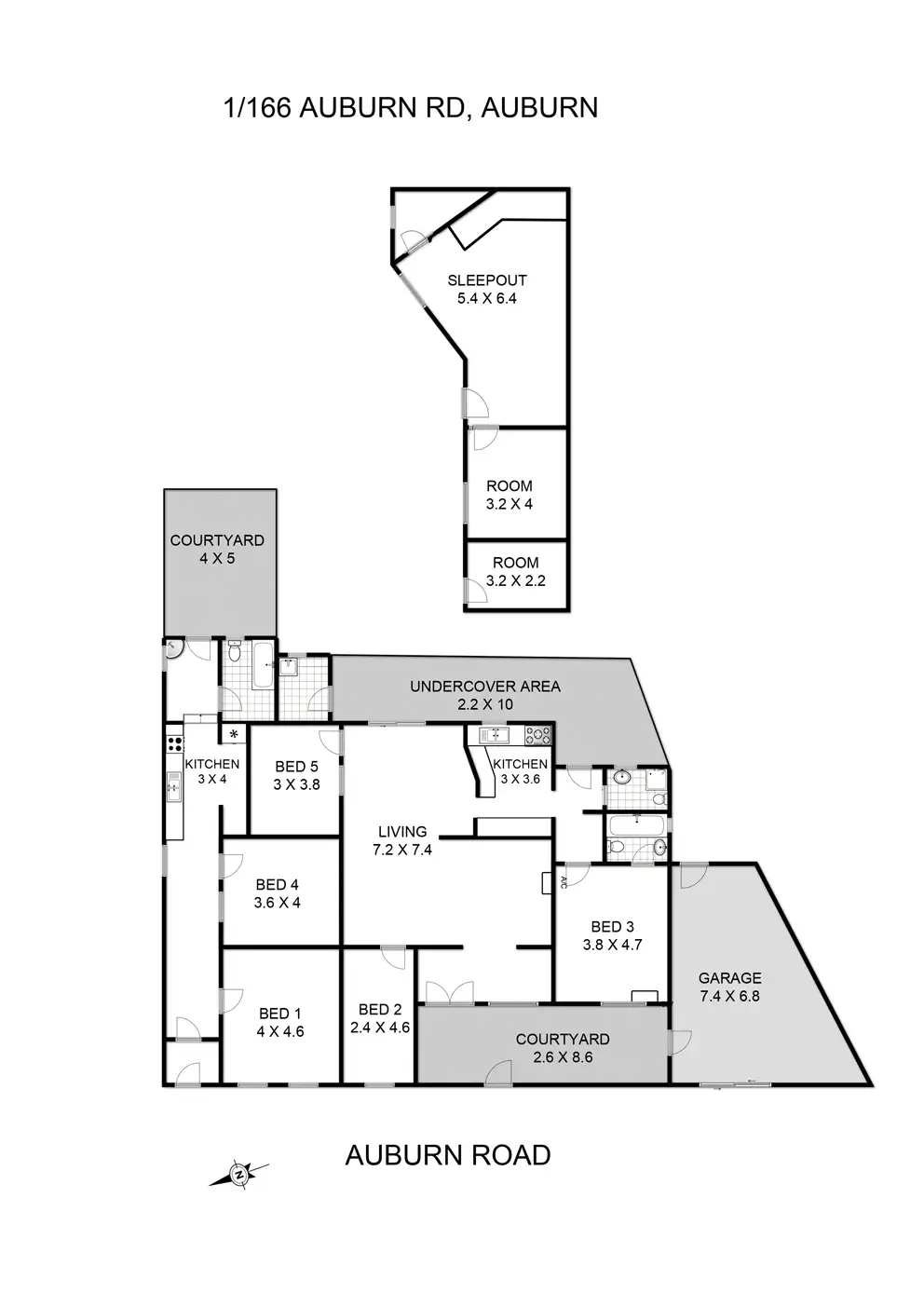 Floorplan of Homely house listing, 166 Auburn Road, Auburn NSW 2144