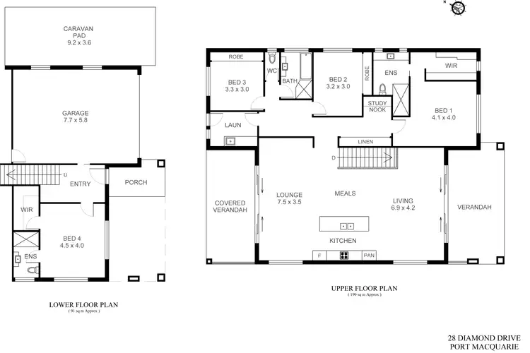 Floorplan of Homely house listing, 28 Diamond Drive, Port Macquarie NSW 2444