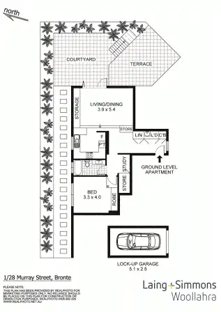 Floorplan of Homely apartment listing, 1/28 Murray Street, Bronte NSW 2024