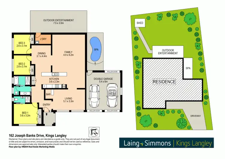 Floorplan of Homely house listing, 162 Joseph Banks Drive, Kings Langley NSW 2147
