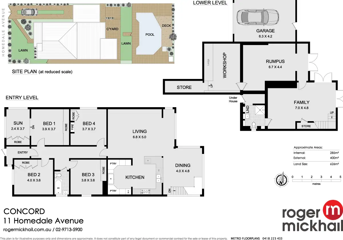 Floorplan of Homely house listing, 11 Homedale Avenue, Concord NSW 2137