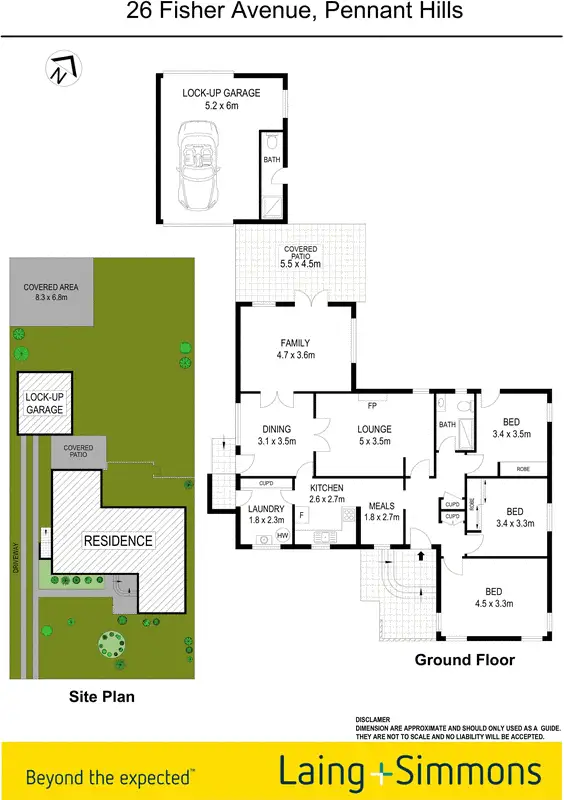 Floorplan of Homely house listing, 26 Fisher Avenue, Pennant Hills NSW 2120