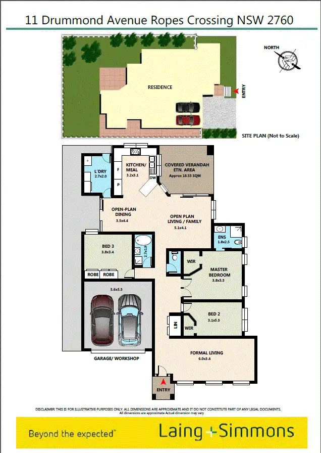 Floorplan of Homely house listing, 11 Drummond Avenue, Ropes Crossing NSW 2760