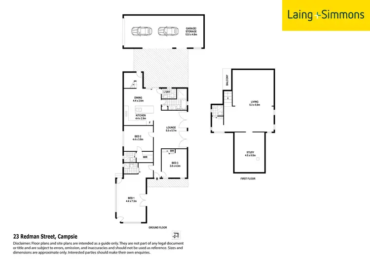 Floorplan of Homely house listing, 23-25 Redman Street, Campsie NSW 2194