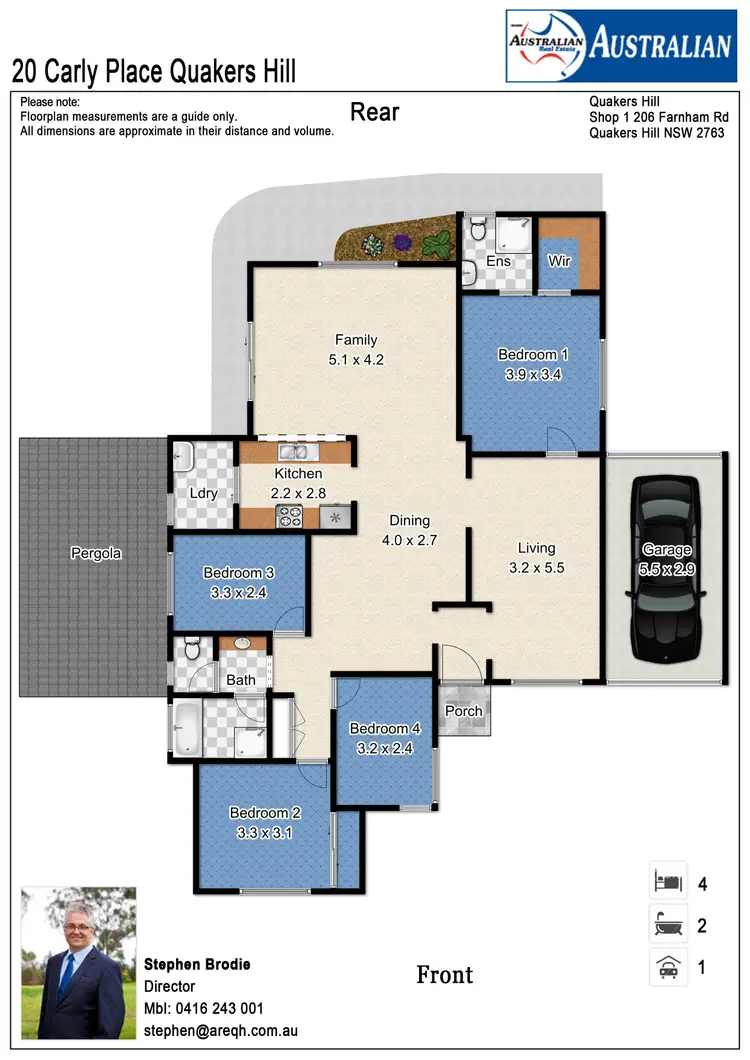 Floorplan of Homely house listing, 20 Carly Place, Quakers Hill NSW 2763