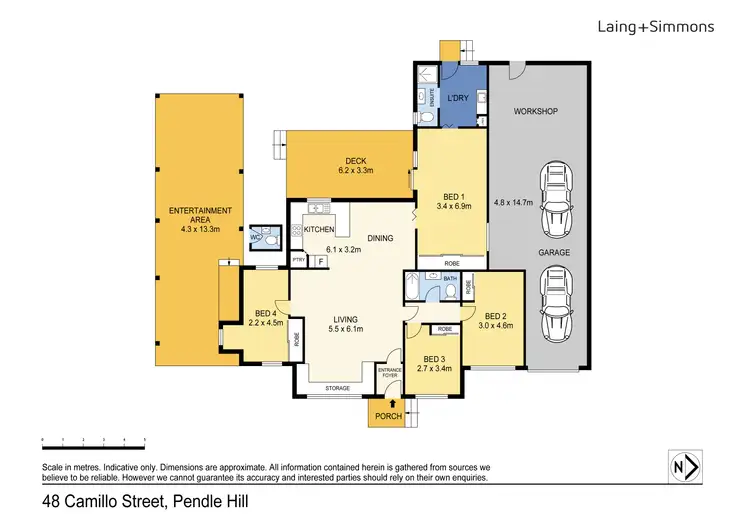 Floorplan of Homely house listing, 48 Camillo Street, Pendle Hill NSW 2145