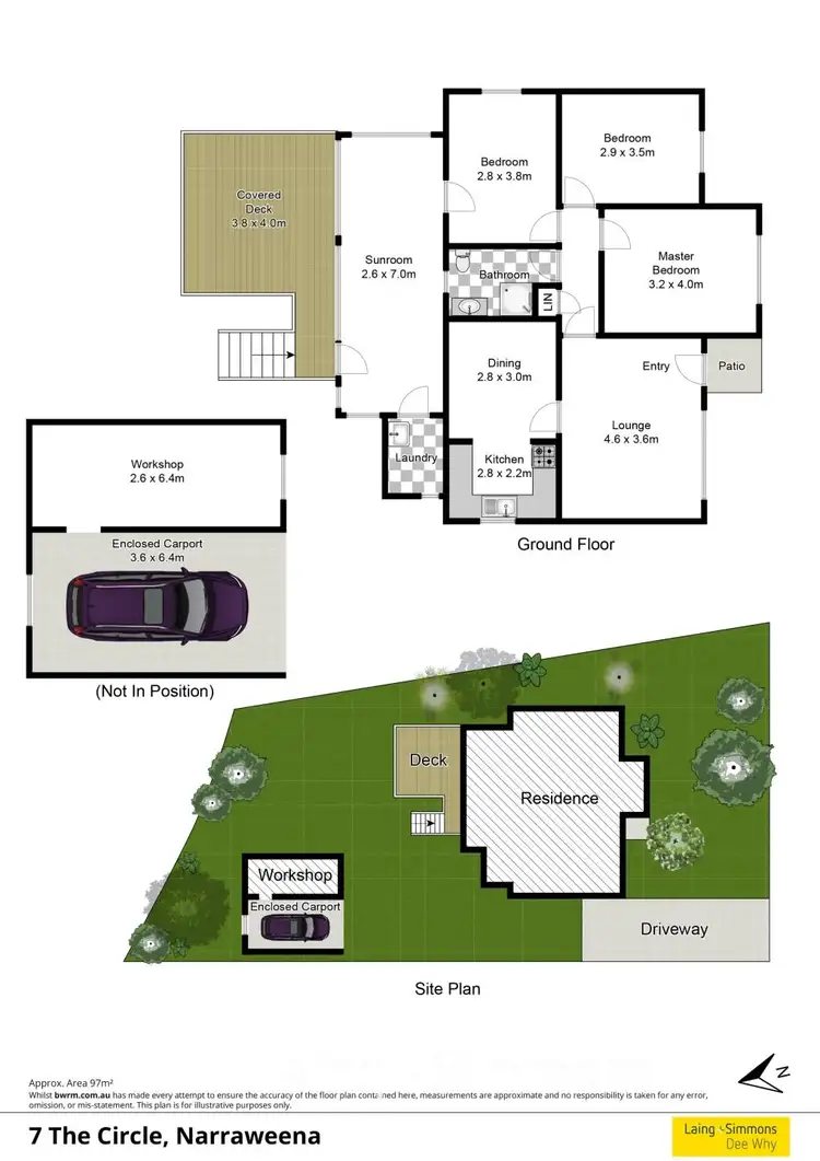 Floorplan of Homely house listing, 7 The Circle, Narraweena NSW 2099