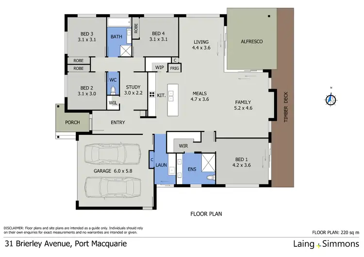 Floorplan of Homely house listing, 31 Brierley Avenue, Port Macquarie NSW 2444