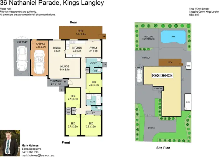 Floorplan of Homely house listing, 36 Nathaniel Parade, Kings Langley NSW 2147