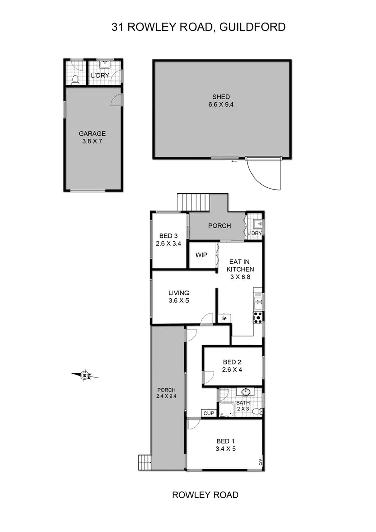 Floorplan of Homely house listing, 31 Rowley Road, Guildford NSW 2161