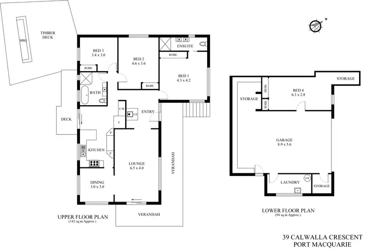 Floorplan of Homely house listing, 39 Calwalla Crescent, Port Macquarie NSW 2444