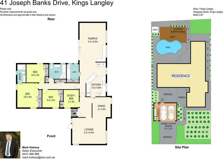 Floorplan of Homely house listing, 41 Joseph Banks Drive, Kings Langley NSW 2147