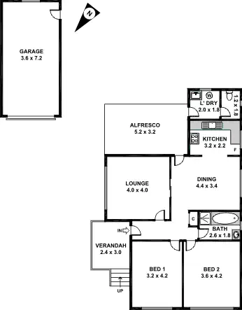 Floorplan of Homely house listing, 6 Myee Street, Merrylands NSW 2160