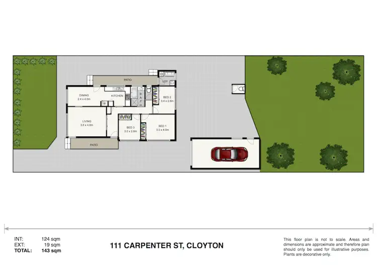 Floorplan of Homely house listing, 111 Carpenter Street, Colyton NSW 2760