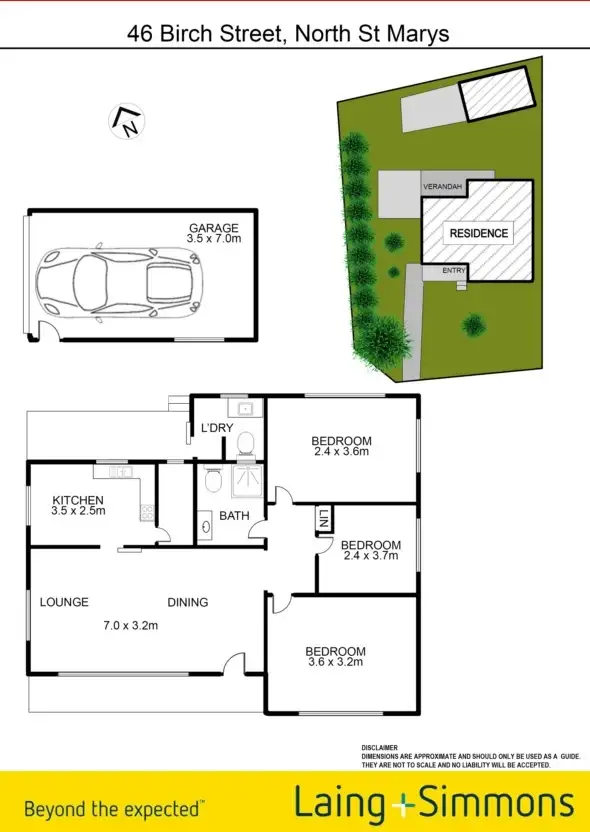 Floorplan of Homely house listing, 46 Birch Street, North St Marys NSW 2760