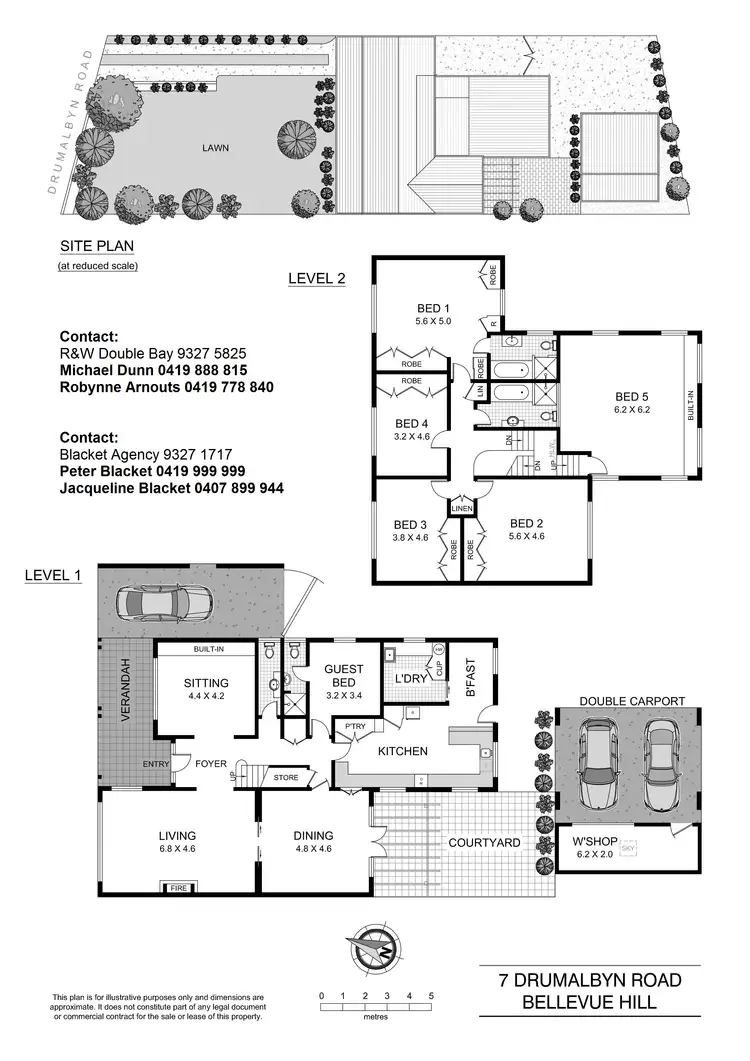 Floorplan of Homely house listing, 7 Drumalbyn Road, Bellevue Hill NSW 2023