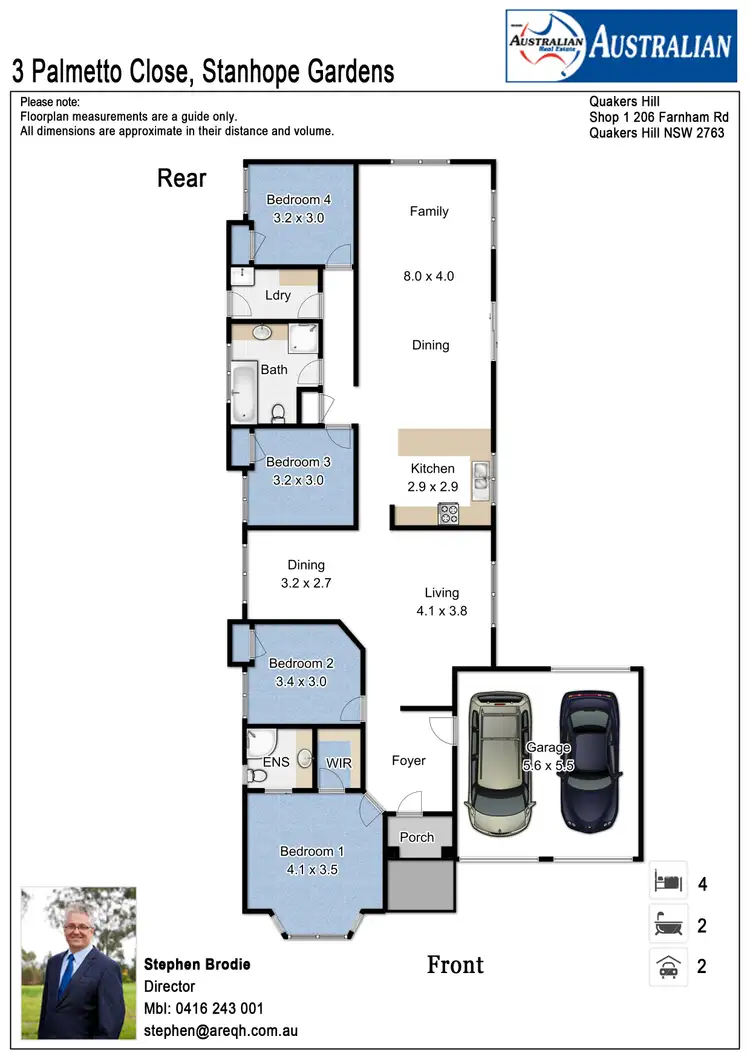 Floorplan of Homely house listing, 3 Palmetto Close, Stanhope Gardens NSW 2768
