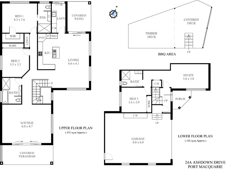 Floorplan of Homely house listing, 24A Ashdown Drive, Port Macquarie NSW 2444