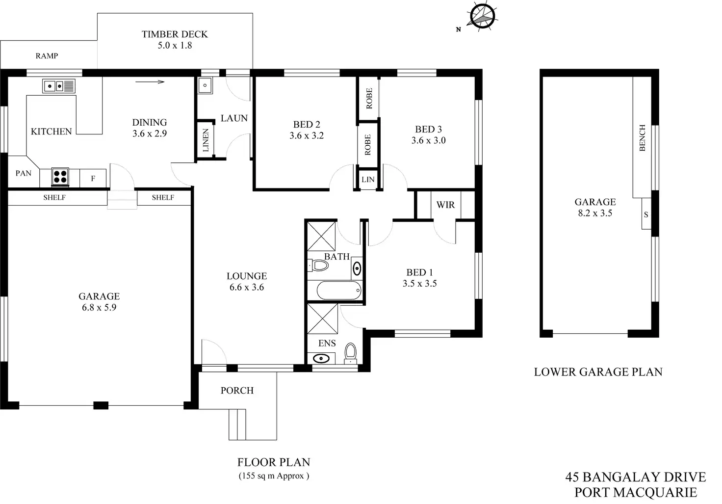Floorplan of Homely house listing, 45 Bangalay Drive, Port Macquarie NSW 2444