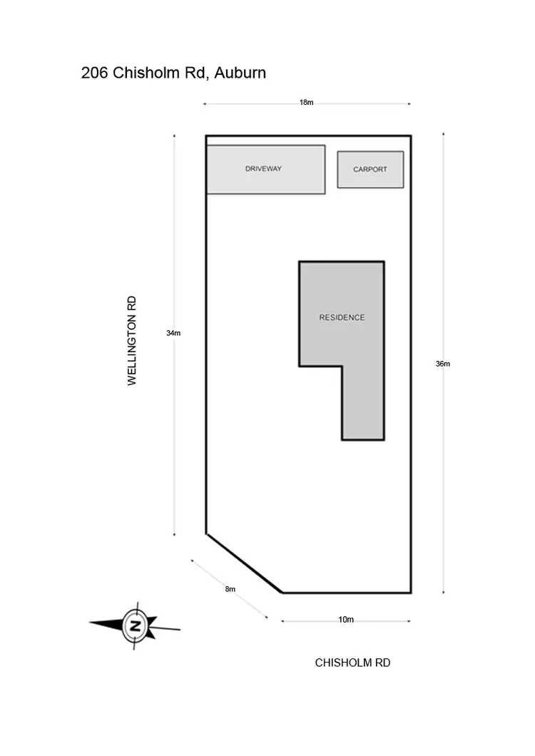 Floorplan of Homely house listing, 206 Chisholm Road, Auburn NSW 2144